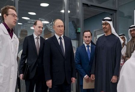 UAE and Russian Presidents Inaugurate Sheikha Fatima Education Centre