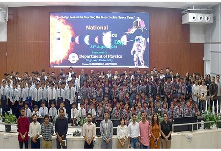 Nagaland University Marks National Space Day with Celebrations